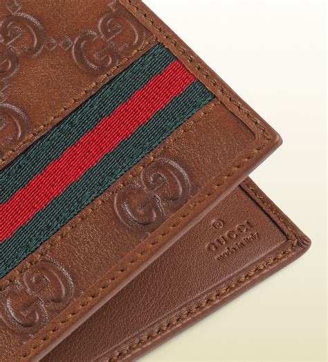 brown Gucci wallet men